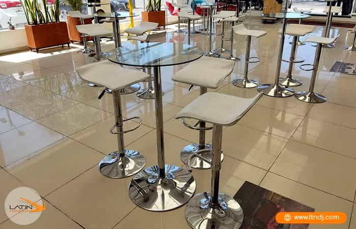 mesas y sillas para eventos en bogota